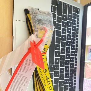 Off white yellow belt